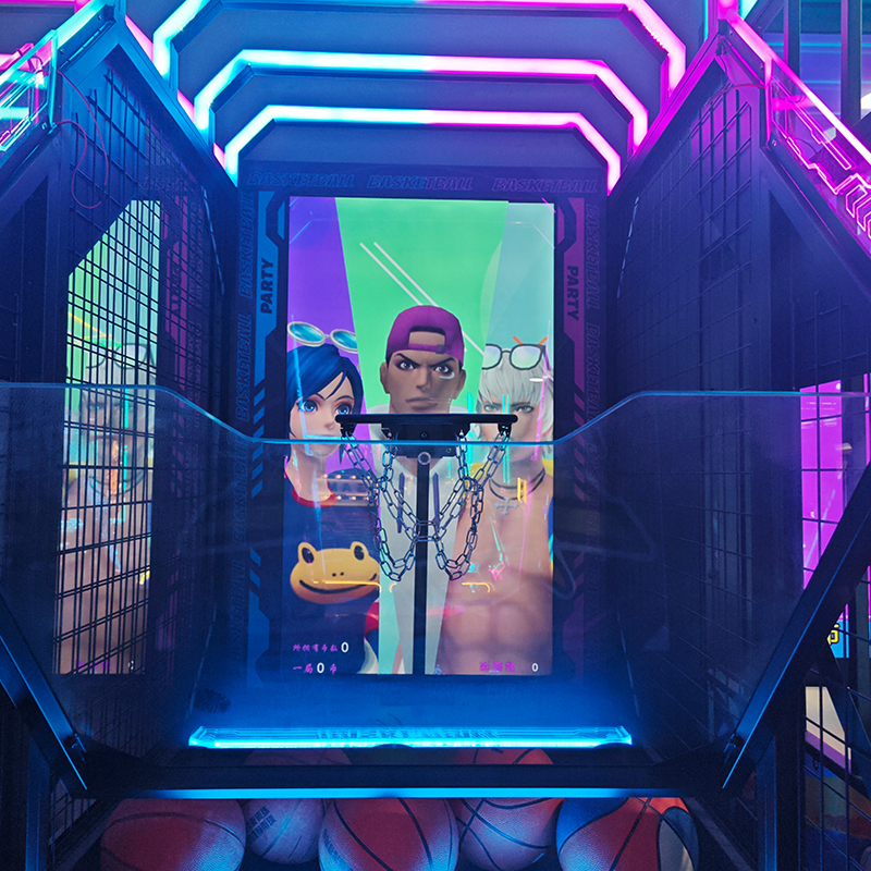 coin operated basketball game machine