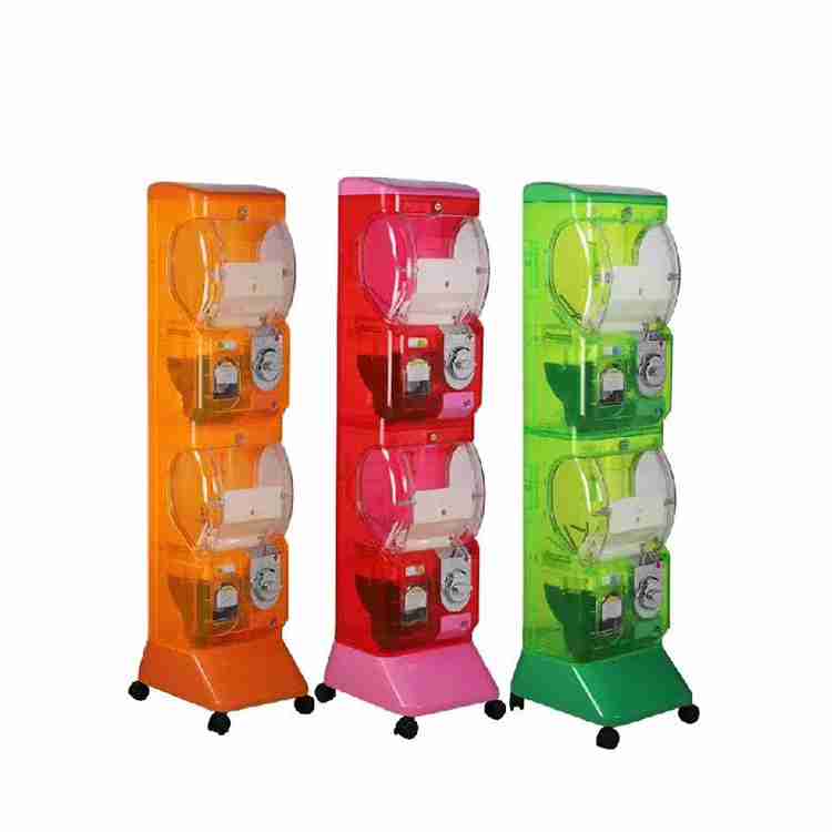 Coin Operated Gashapon Vending Machine Transparent Toys Capsule Machines For Sale