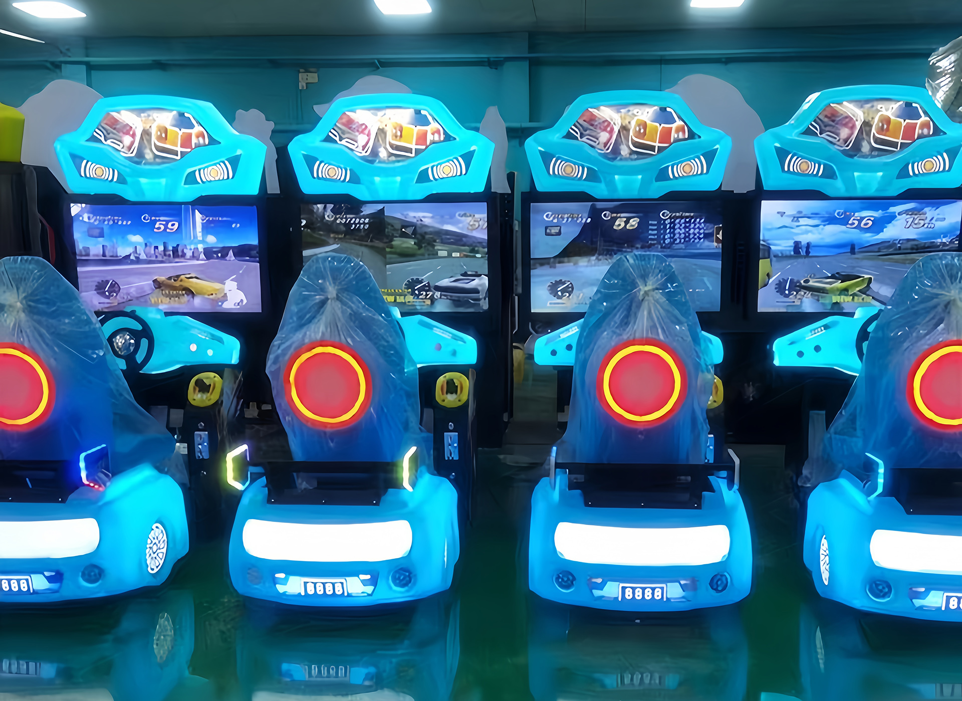 coin operated racing machine