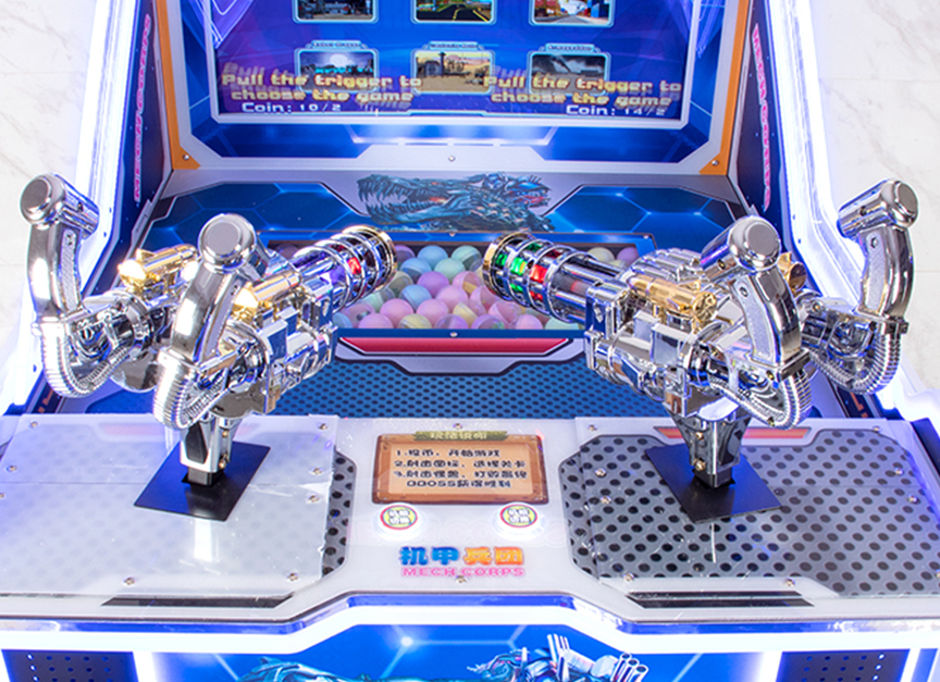 coin pusher shooting game machine