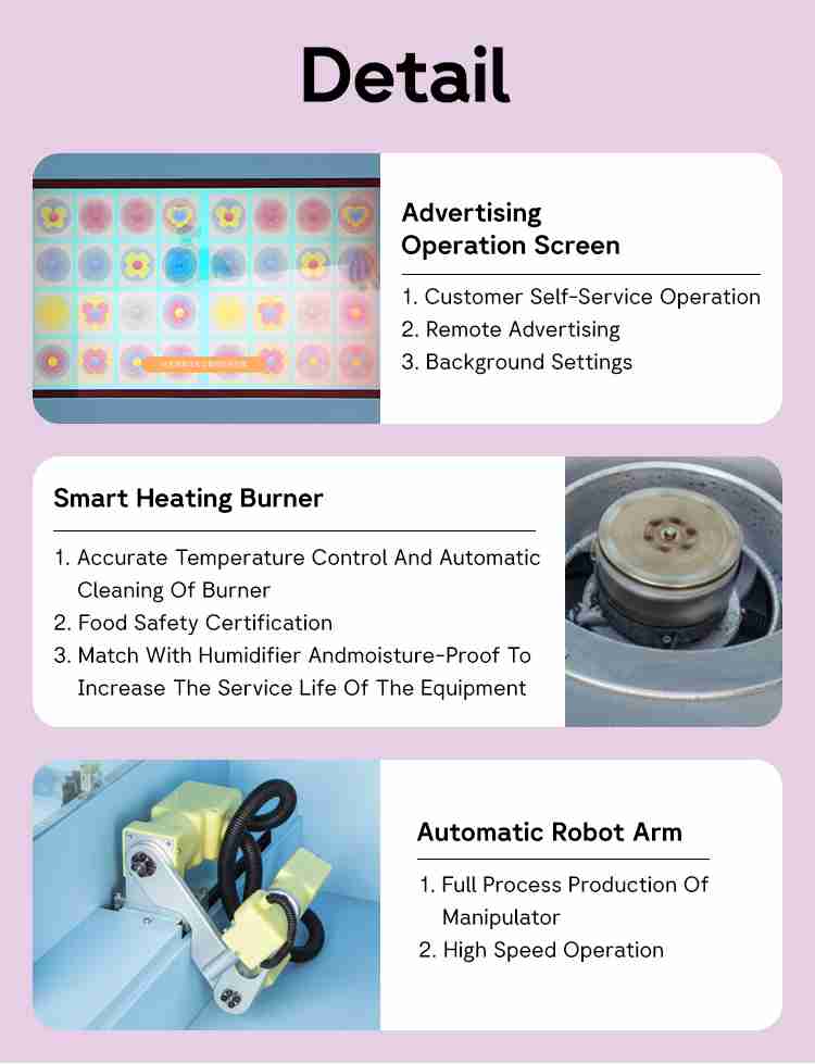 cotton candy automatic machine