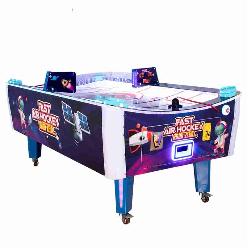 Curved Air Hockey Machine Professional Game Machine
