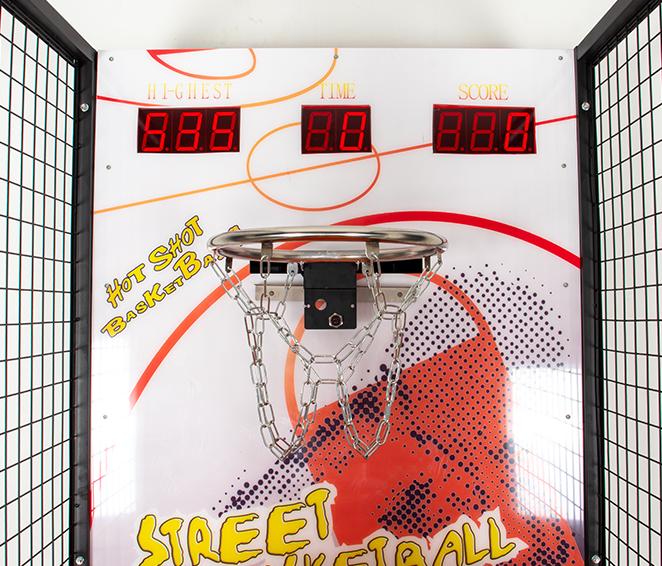 indoor basketball arcade machine