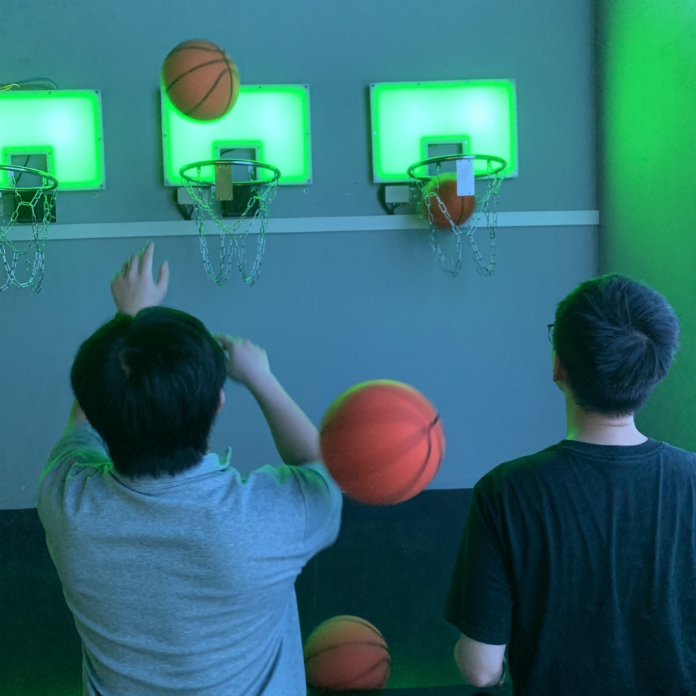 interactive basketball game
