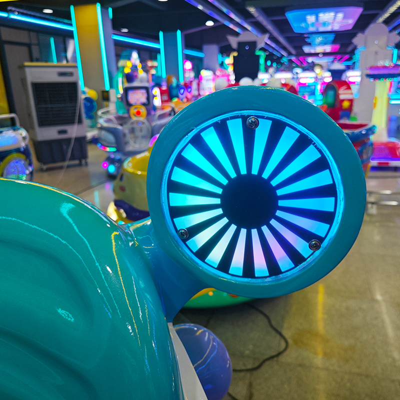 kiddie ride with video game