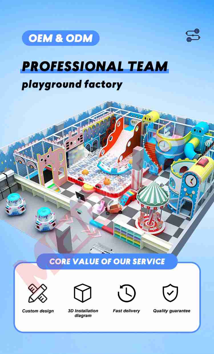 Kids Playground Indoor Kids Play Area Fun Park Kids Games Slides - Commercial Arcade Machine for Sale