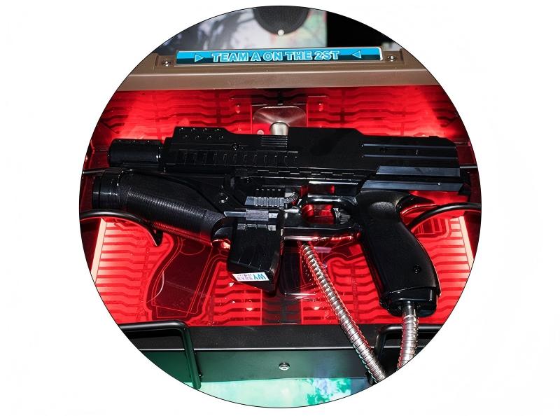 laser gun shooting arcade game machine
