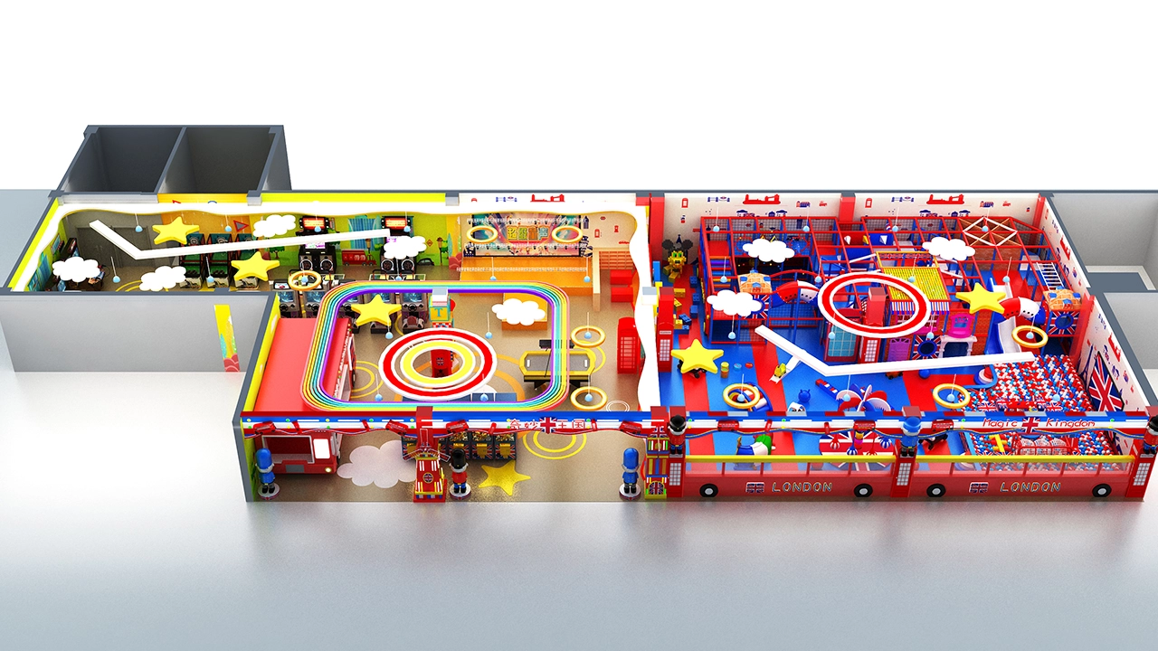 LeWan Indoor Family Play Playground in Xuchang - MARWEY
