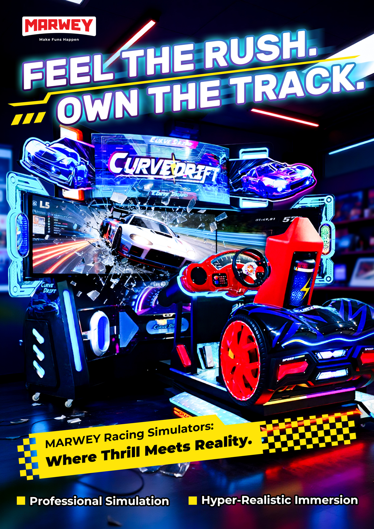 MARWEY製品パンフレット | 業務用アーケードゲーム、FEC機器