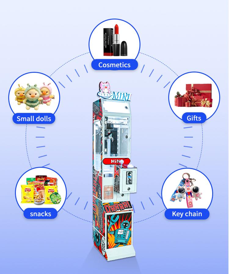 mini claw arcade crane doll machine
