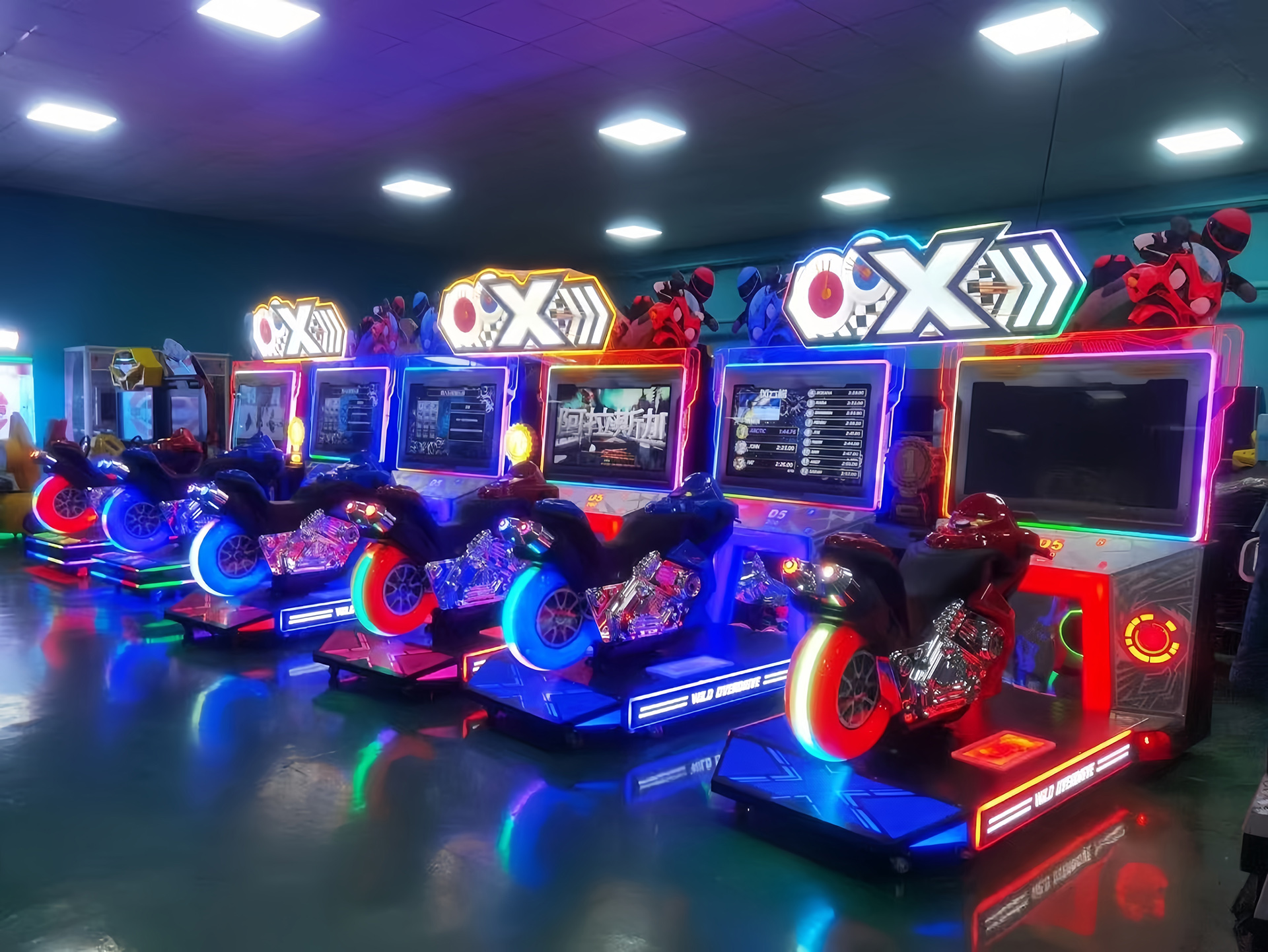 motorcycle arcade game