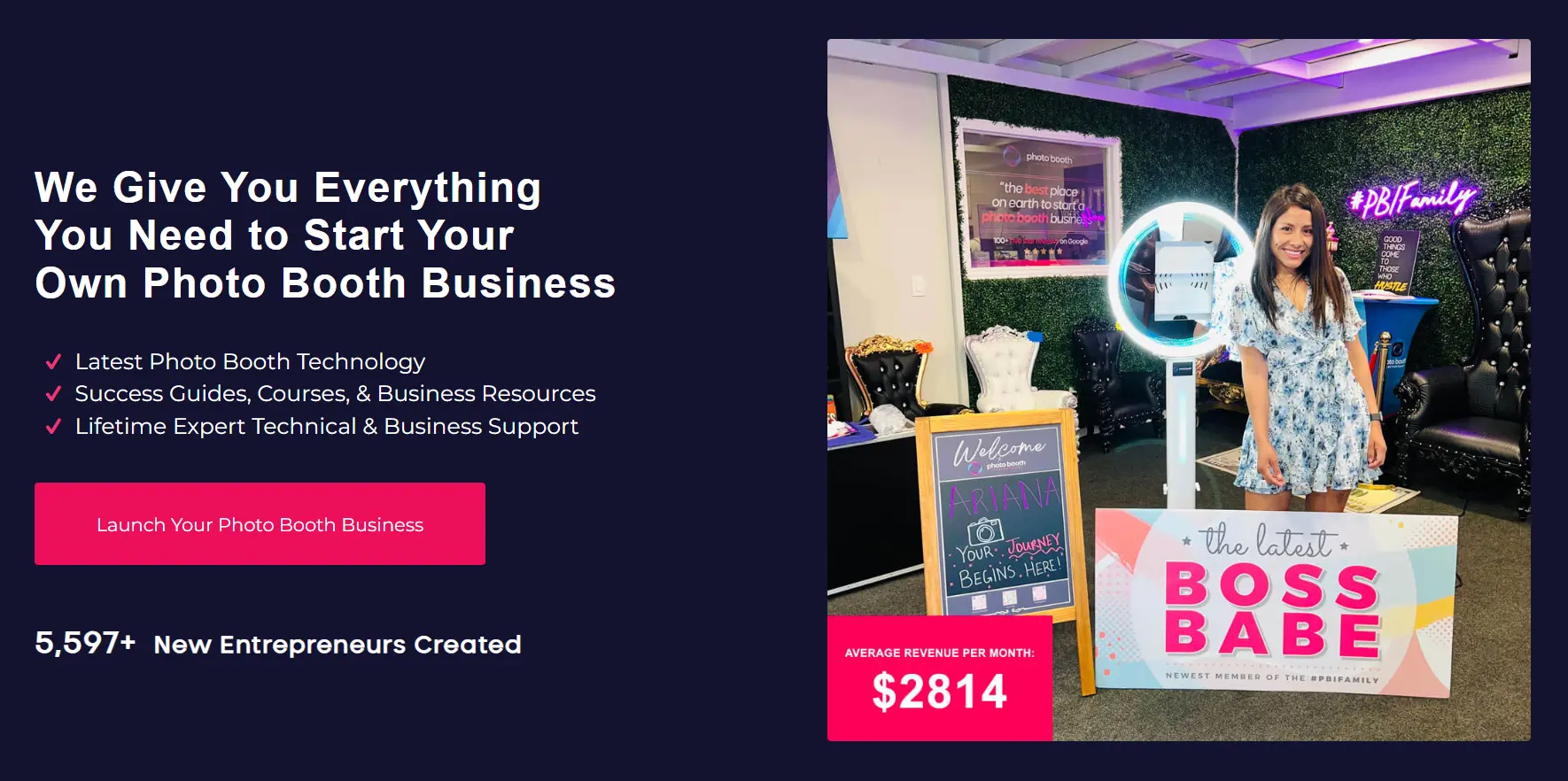 pbi photo booth machine manufacturer