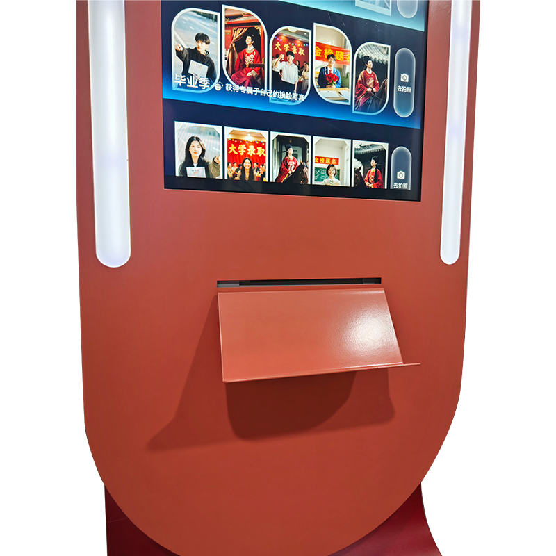 photo booth kiosk with printer