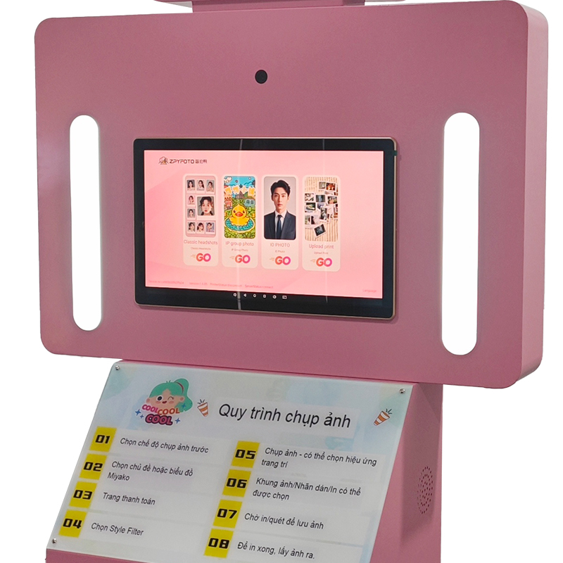 photo booth with payment system