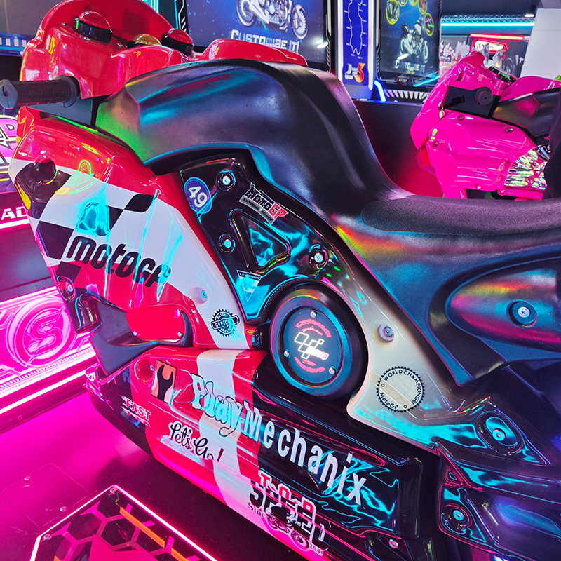 racing car game machine equipment