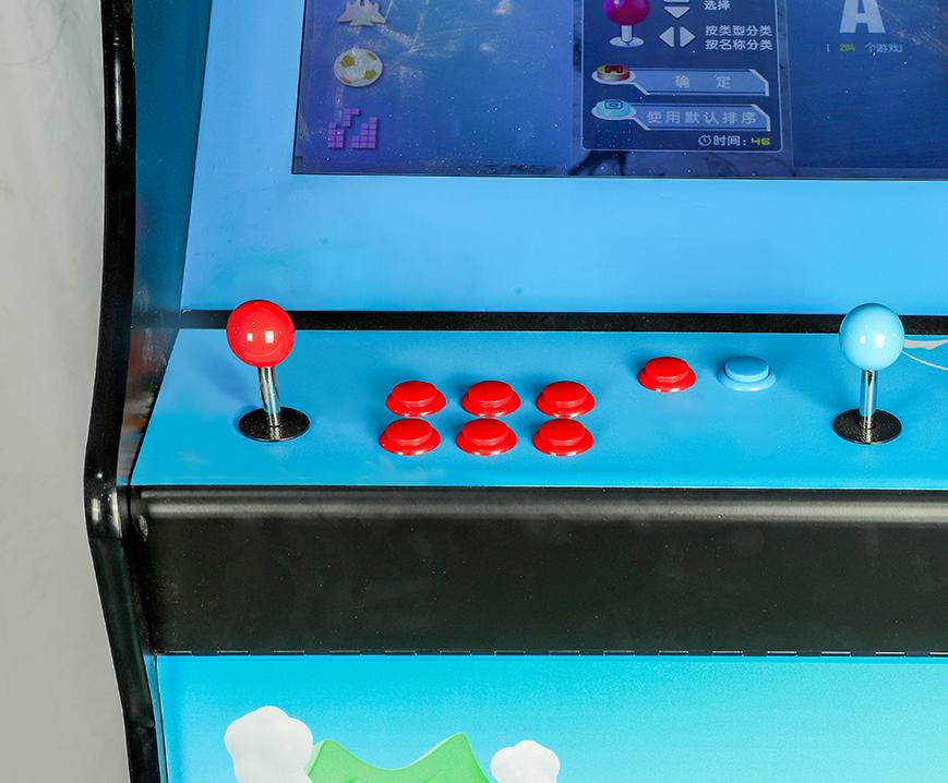 retro street fighter arcade machine