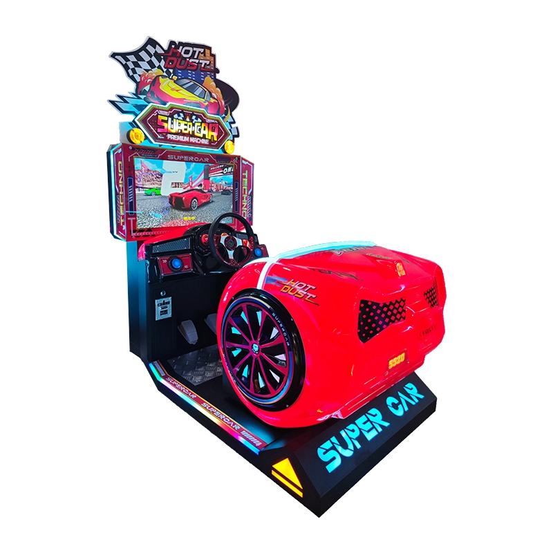 Simulated arcade racing car game machine - MARWEY Simulated arcade racing car game machine - MARWEY