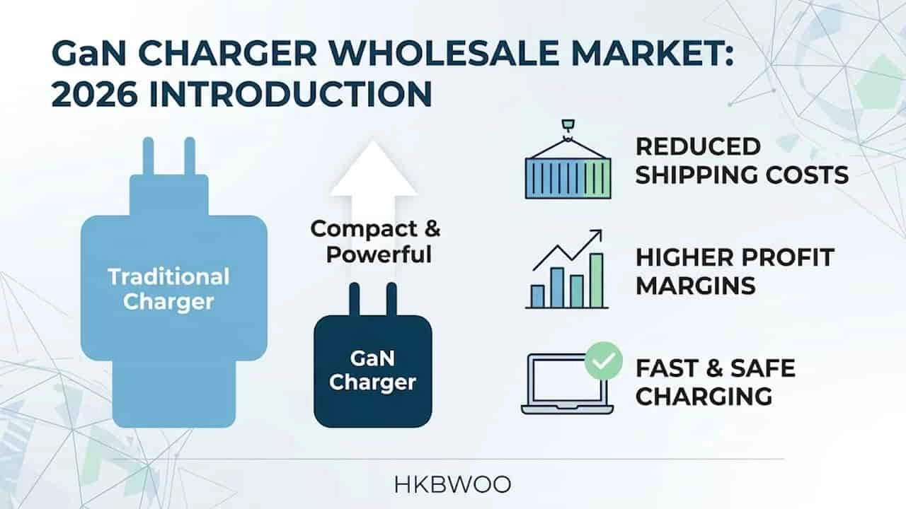 GaN charger wholesale market 2026: benefits of compact, fast, and cost-effective charging. - BWOO