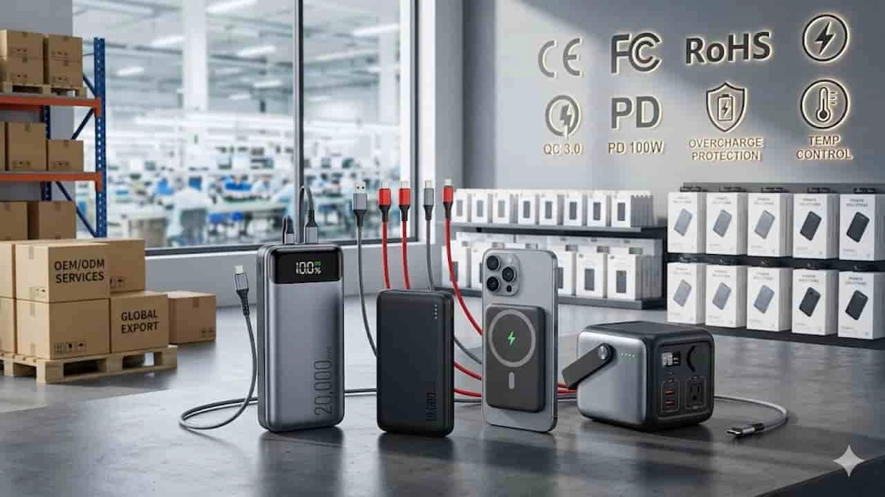 High-capacity power banks and portable power stations for global export. - BWOO