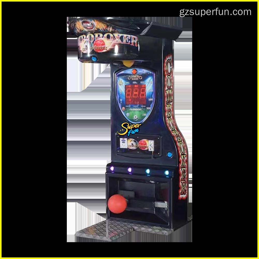 arcade punching machine average score - Superfun