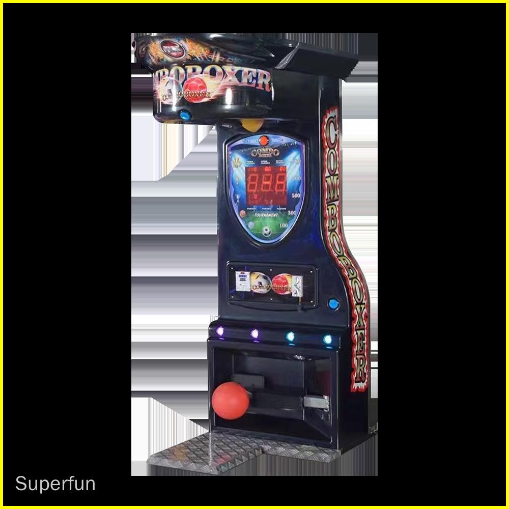 arcade punching machine average score - Superfun