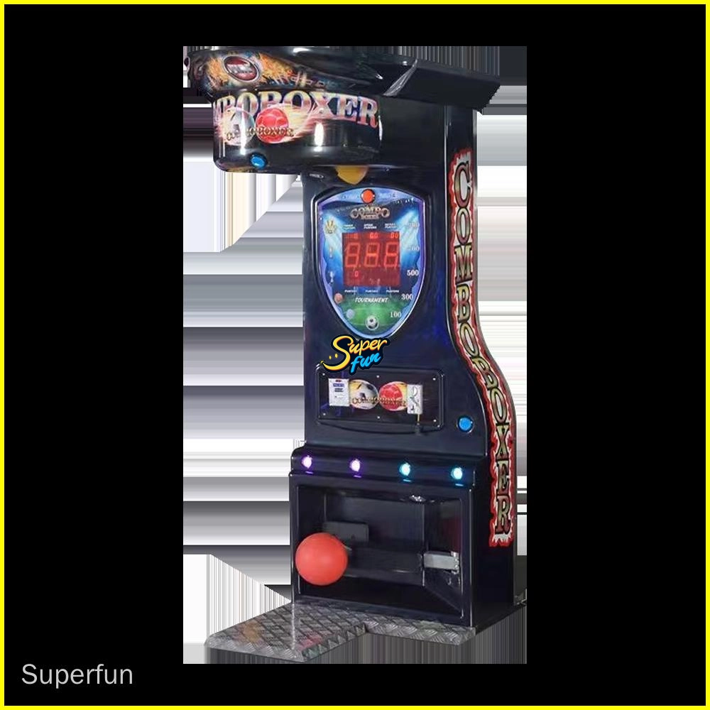 arcade punching machine gemiddelde score - Superfun
