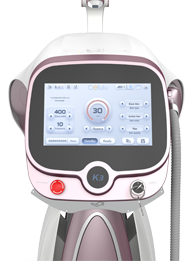 smart display laser hair removal device