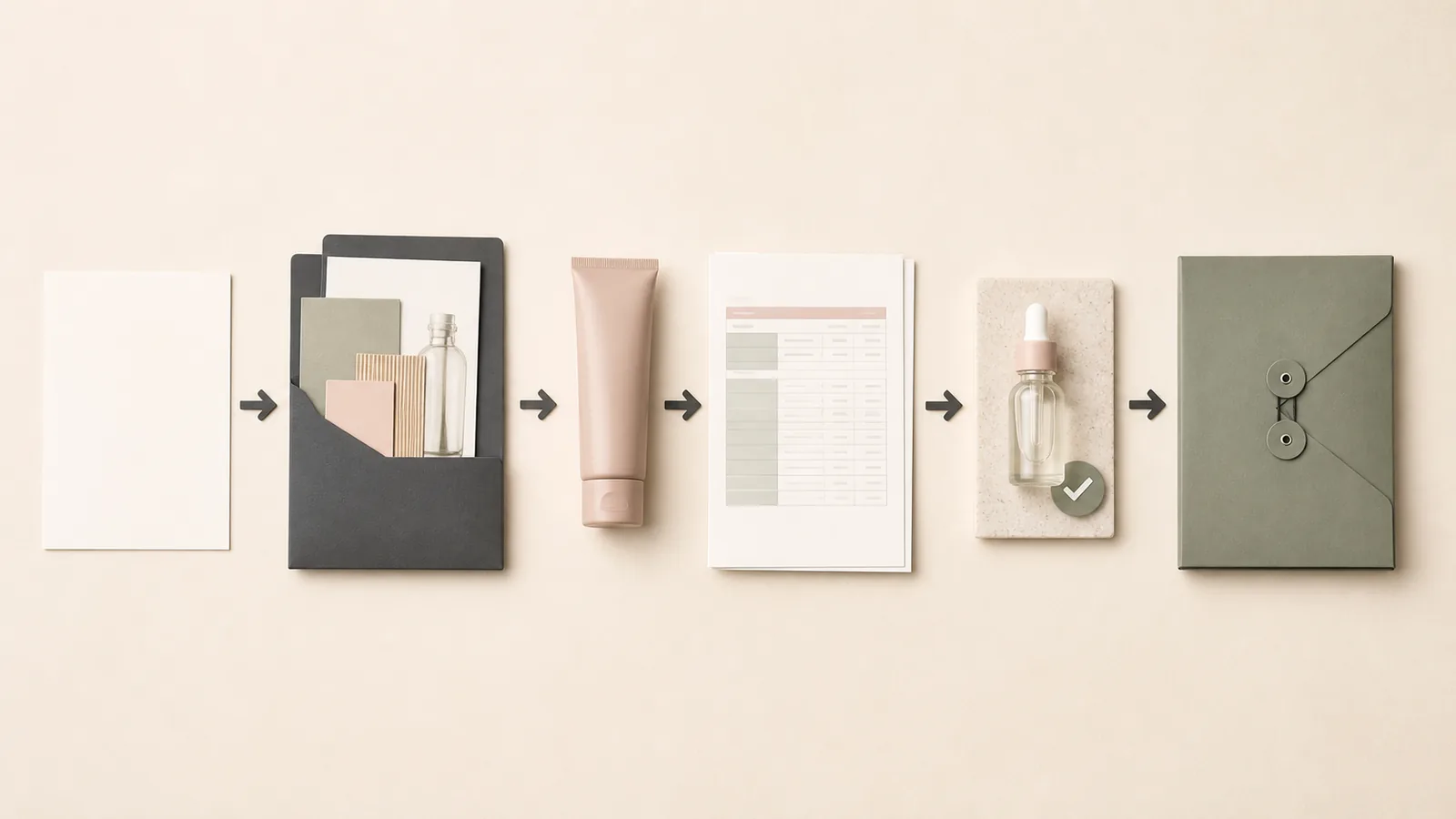 Cosmetic packaging RFQ to purchase order workflow