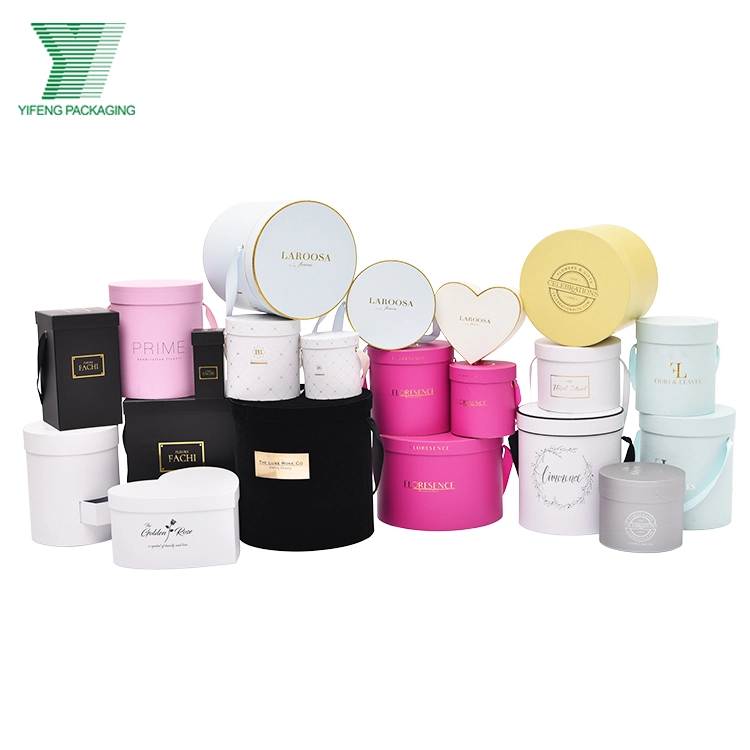 Assorted luxury gift boxes in various shapes, colors, and sizes by Yifeng. - Yifeng Packaging