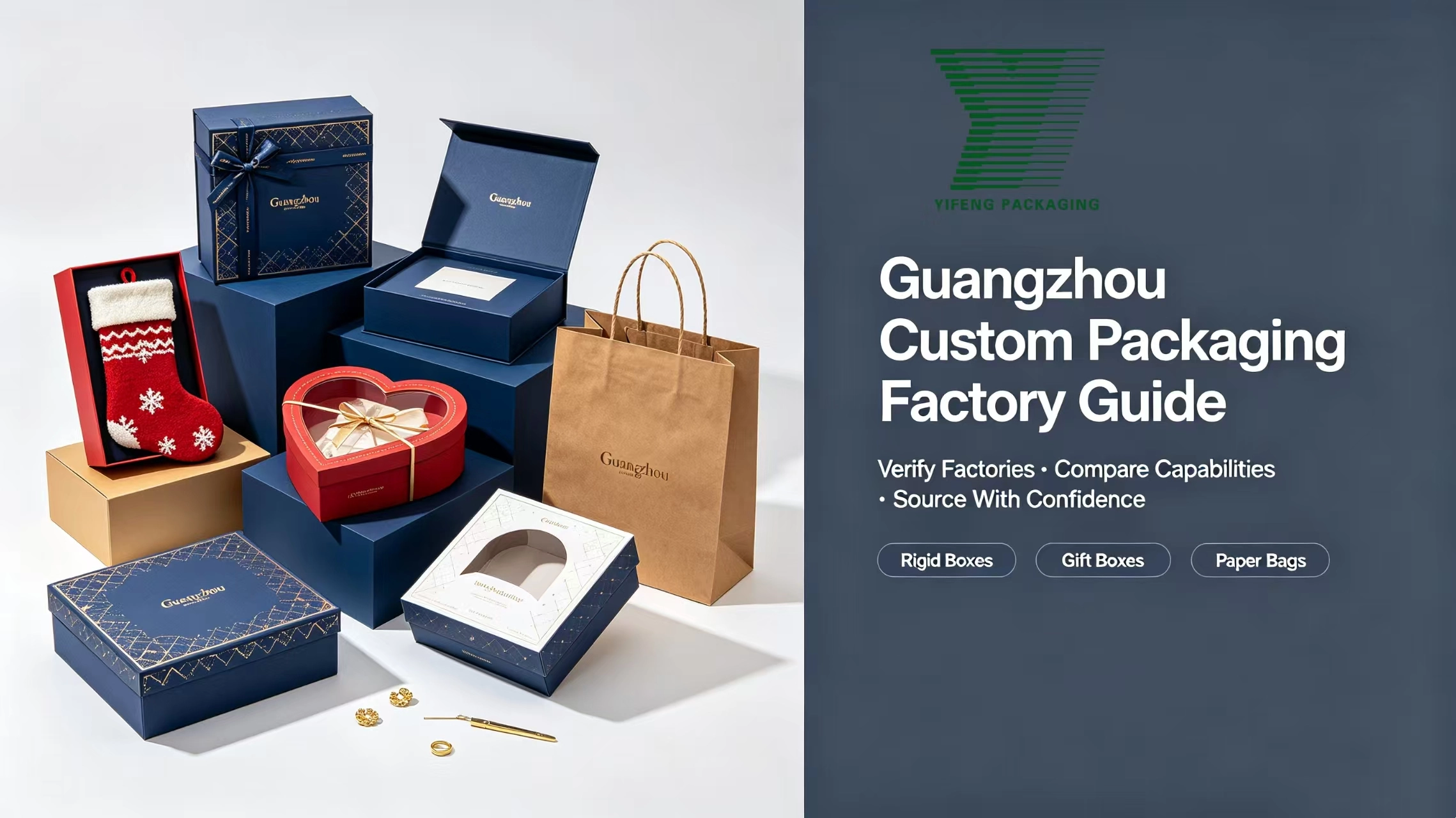Custom luxury gift boxes and paper bags from Yifeng Packaging factory. - Yifeng Packaging