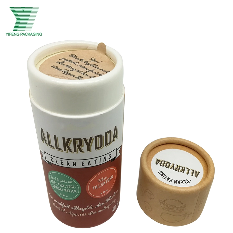 Eco-friendly cardboard tube packaging for Allkrydda seasoning. - Yifeng Packaging