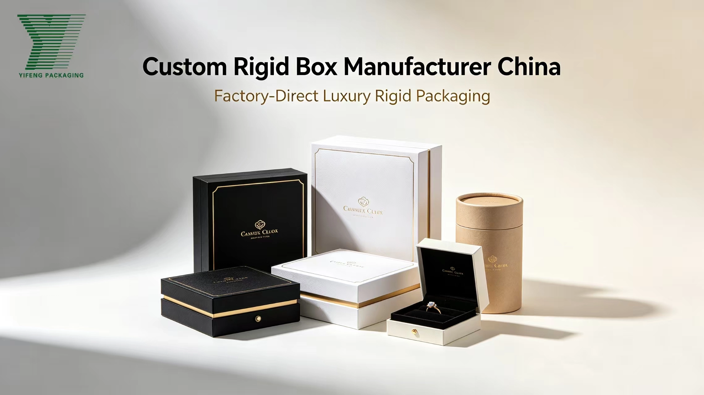 Luxury custom rigid jewelry and gift boxes from Yifeng Packaging China. - Yifeng Packaging