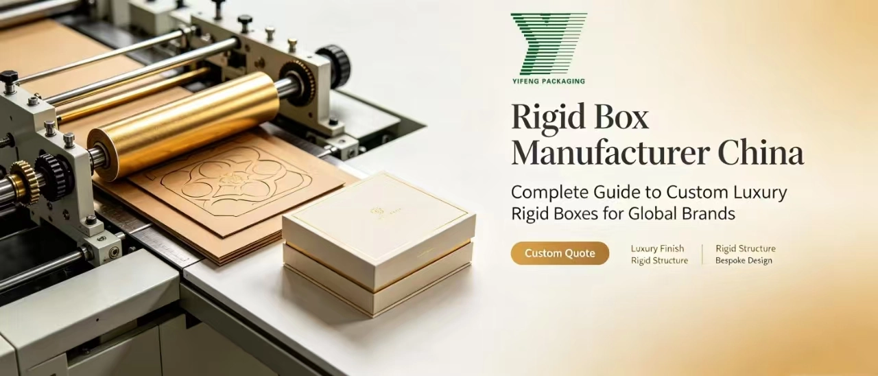 Custom luxury rigid box manufacturing by Yifeng Packaging in China. - Yifeng Packaging