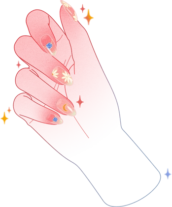 french nails square