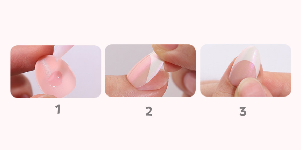 wear press on nails with nail glue