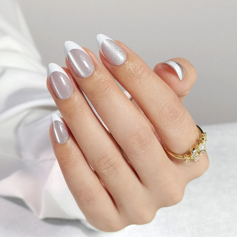 cat eye fake nails