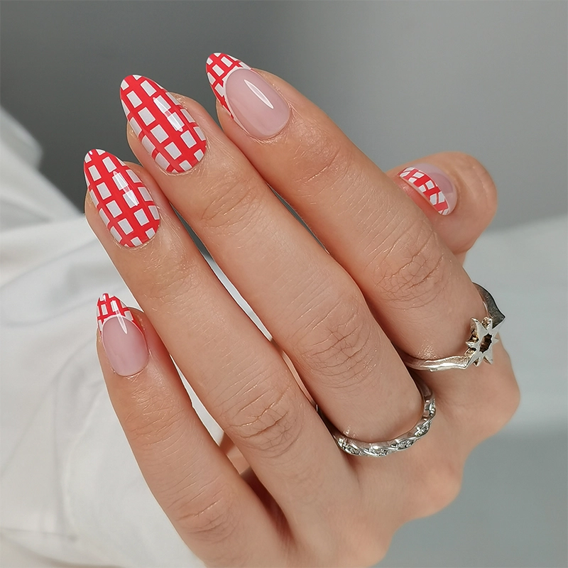 checkerboard french tip