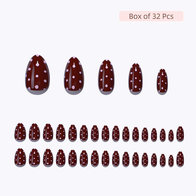 christmas fake nails
