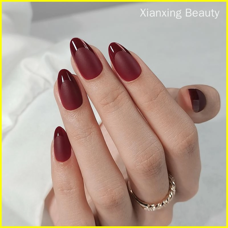 christmas fake nails