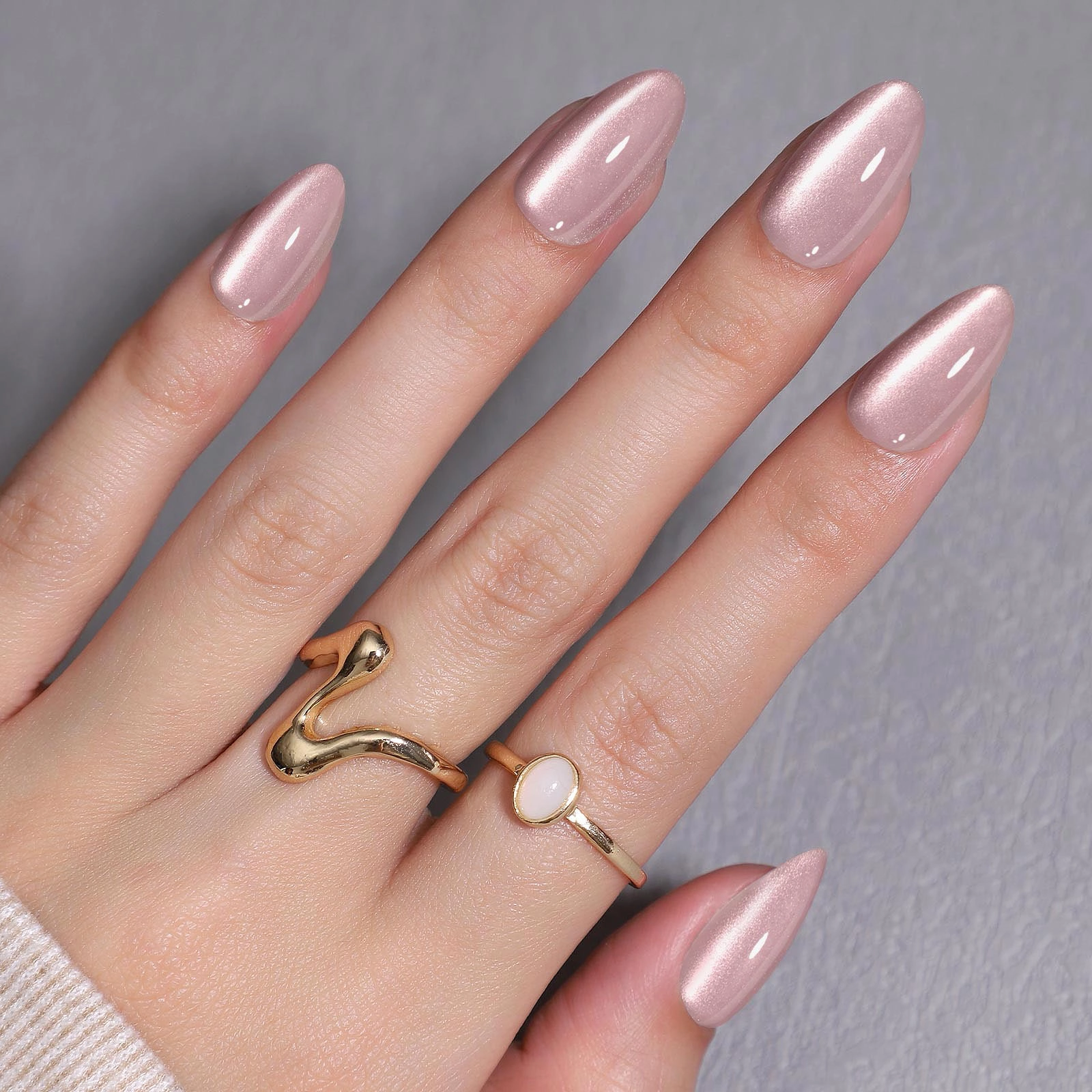chrome-oval-nails chrome oval nails