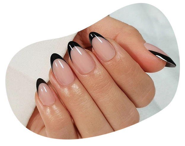classical press on nails
