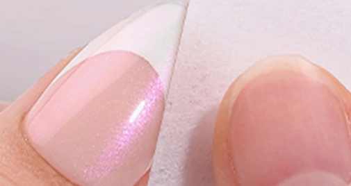 clean the nail glue