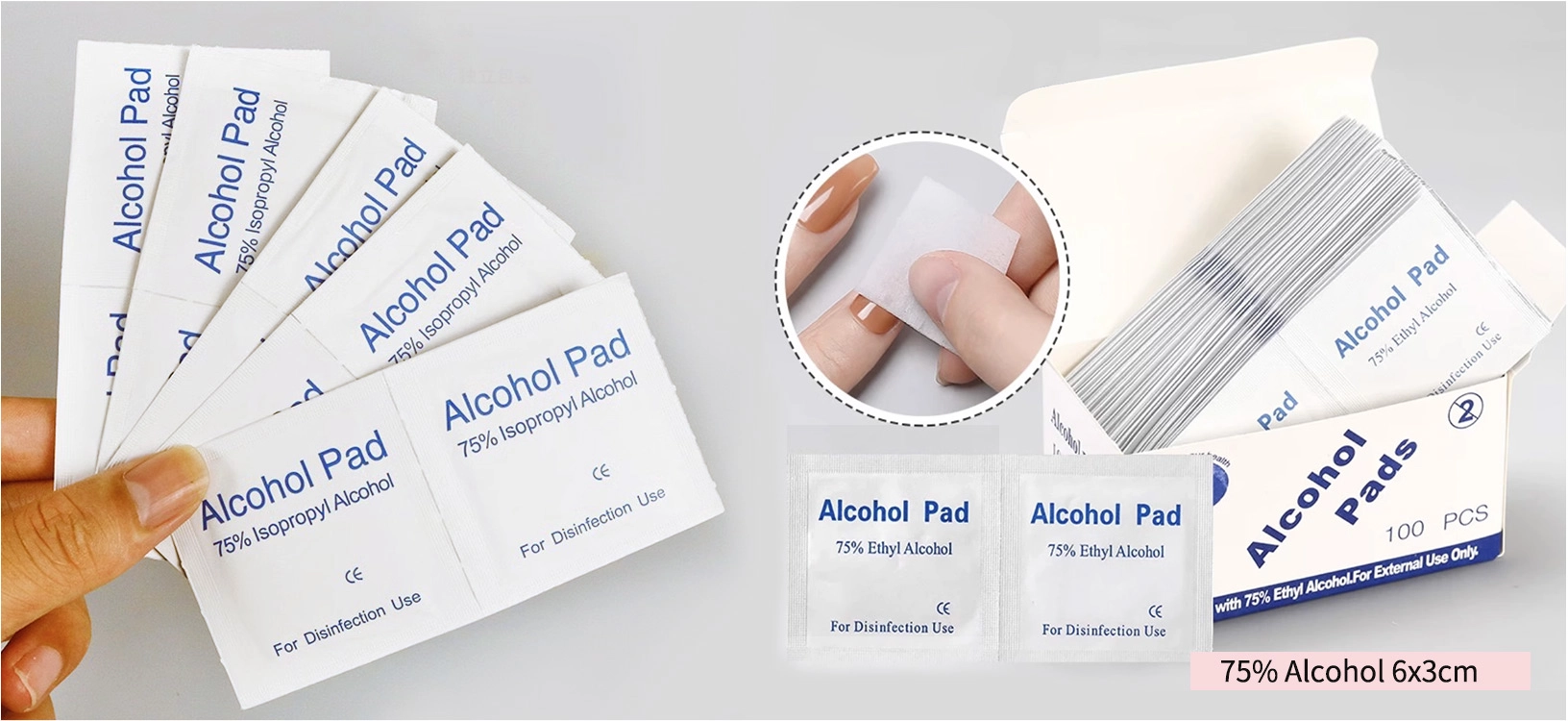 cleaning alcohol pad