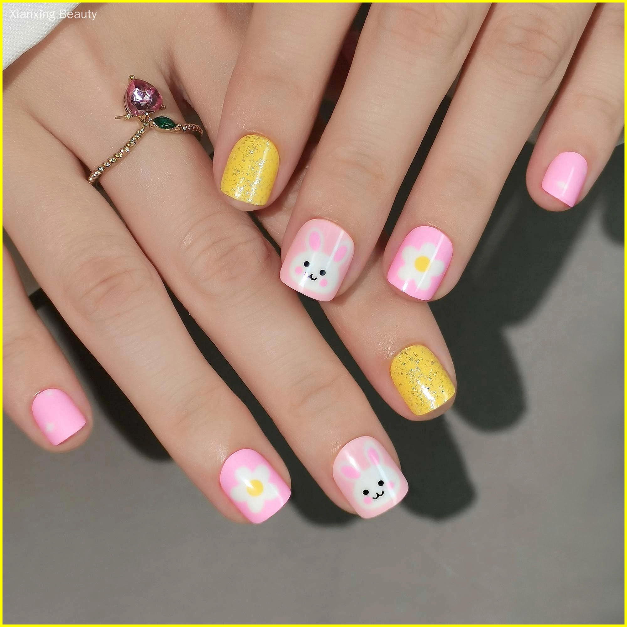Colorful-kid-nails Colorful kid nails