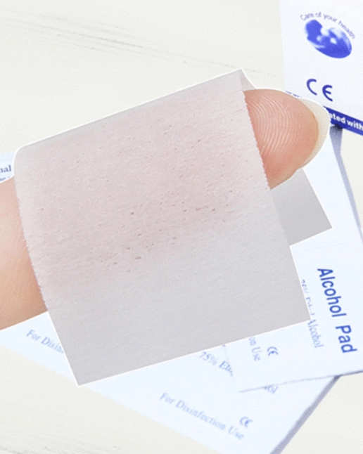 compact size alcohol pad