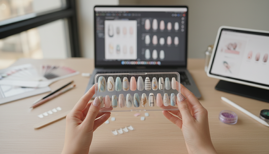 custom press on nail