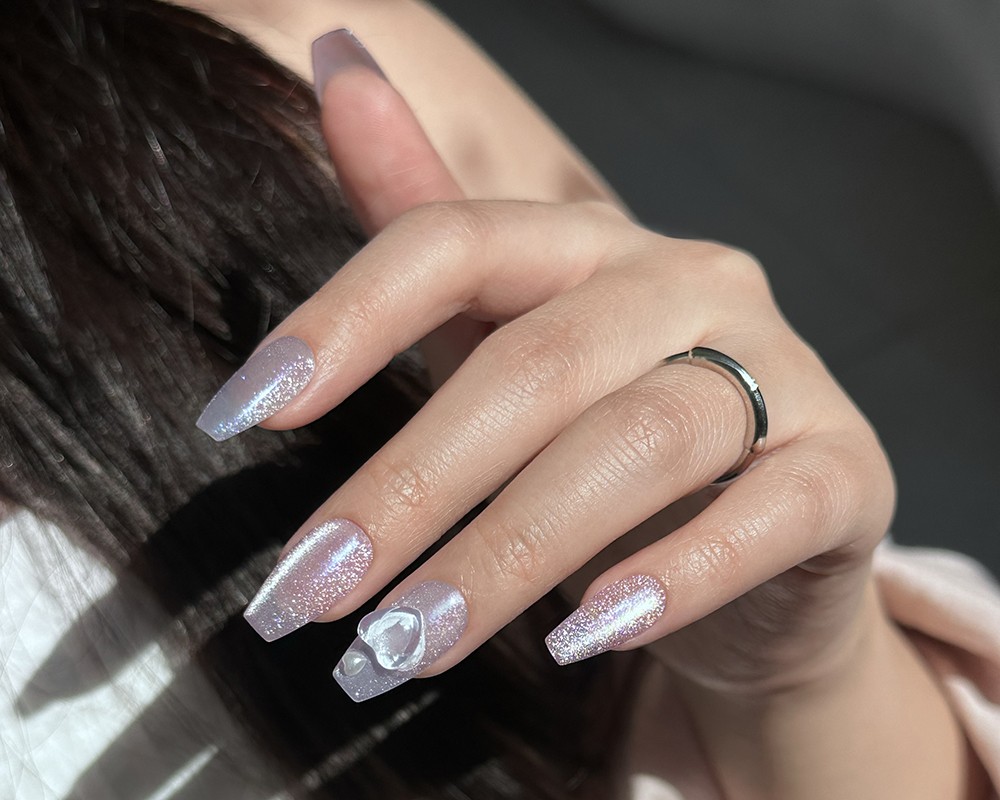 short coffin press on nails