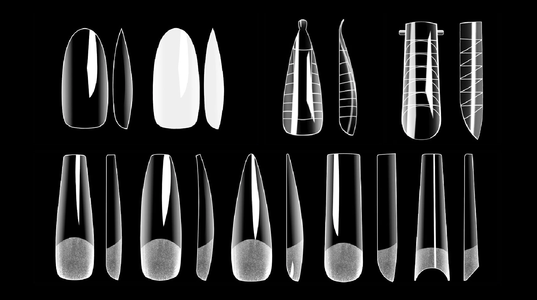 full-set-salon-nails-tips full set salon nails tips