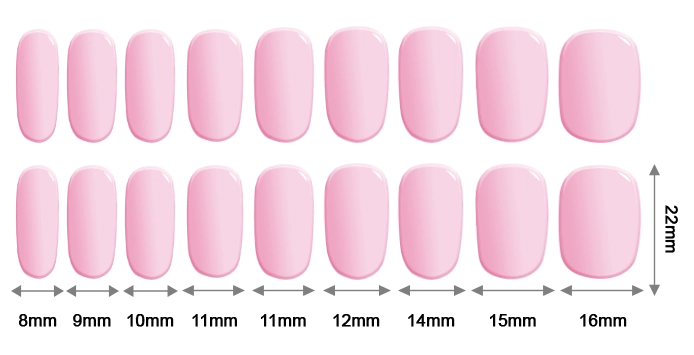 Gel Nail Strip 18 Pcs