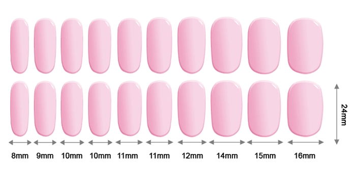 Gel-Nail-Strip-20-Pcs Gel Nail Strip 20 Pcs